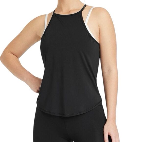 NEW All In Motion Black Run Sprint Free Tank Top XS - Picture 1 of 7